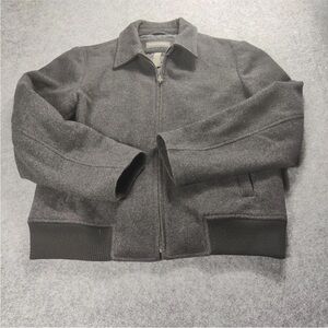 Banana Republic Charcoal Wool and Cashmere Blend Jacket